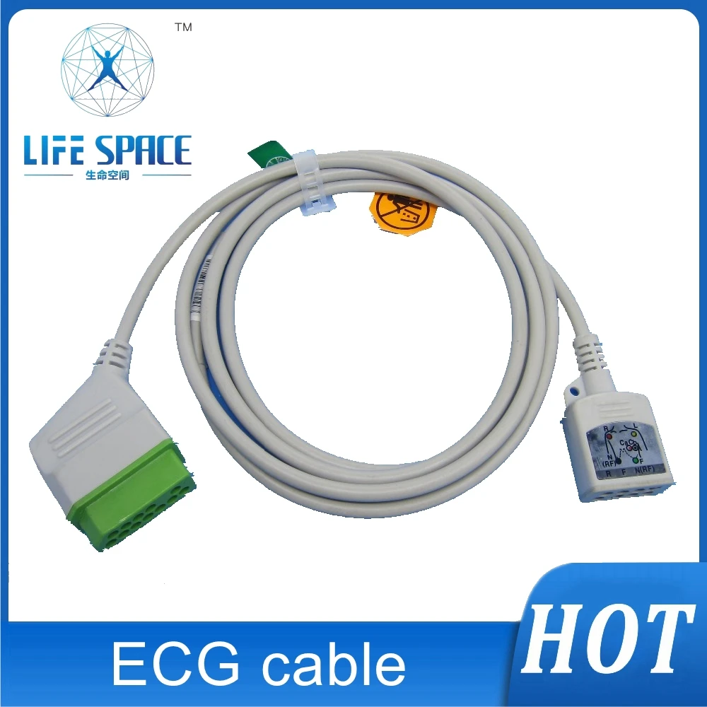 

ET-203 patient monitor of ECG trunk CABLE,3leads 5leads for NIHON KOHDEN