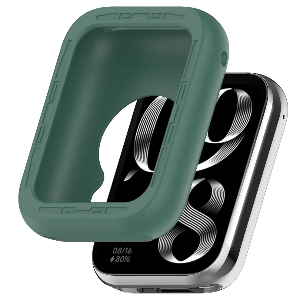 Funda protectora de silicona para Xiaomi Mi Band 8 Pro, colorida, anticaídas, suave, resistente a los arañazos y a los golpes