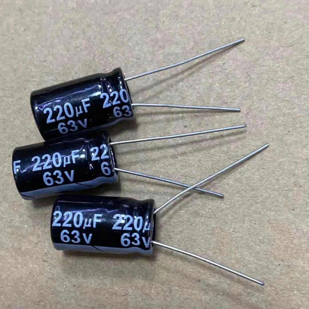 Condenser for 63V 220UF Electrolytic Capacitor   50pcs