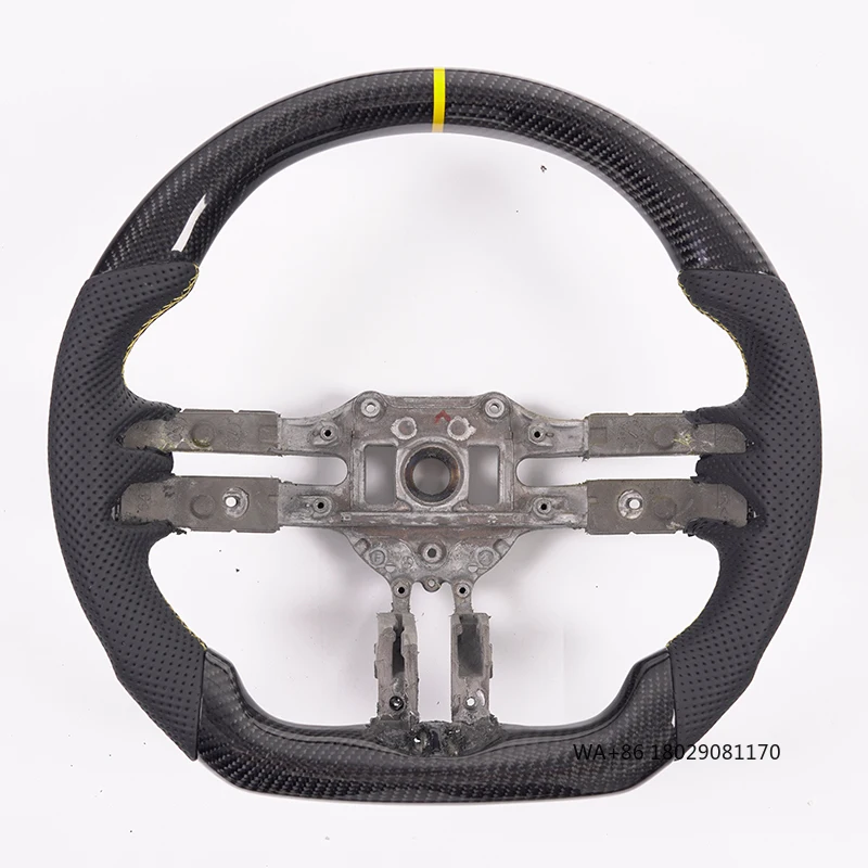 

Steering Wheel Compatible with - | Carbon Fiber Steering Wheel Frame for W204 W213 W205 CLA CLS