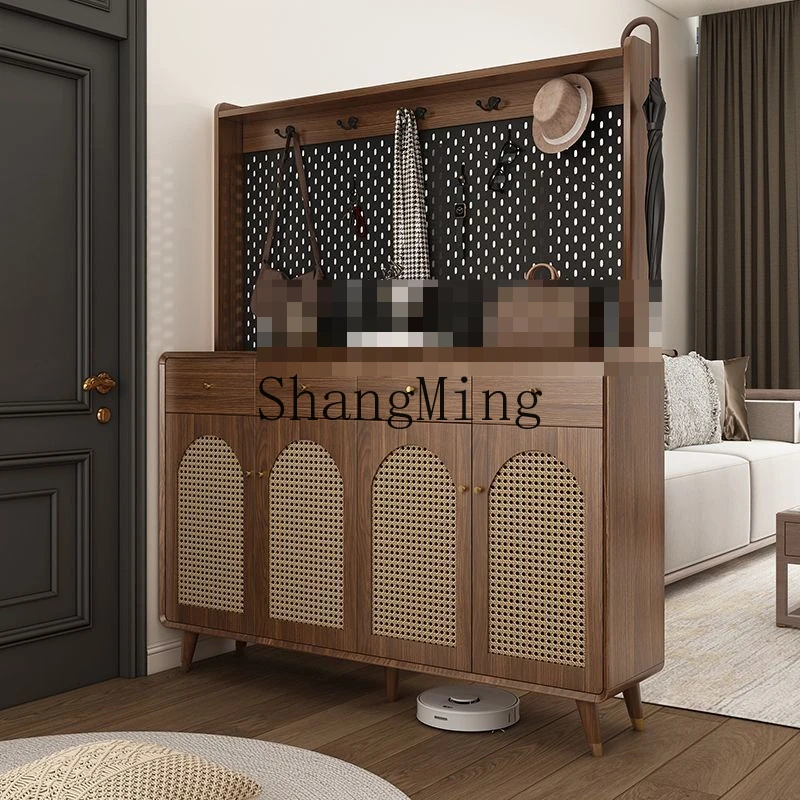 

FG medieval style shoe cabinet household entrance shoe cabinet living room storage cabinet
