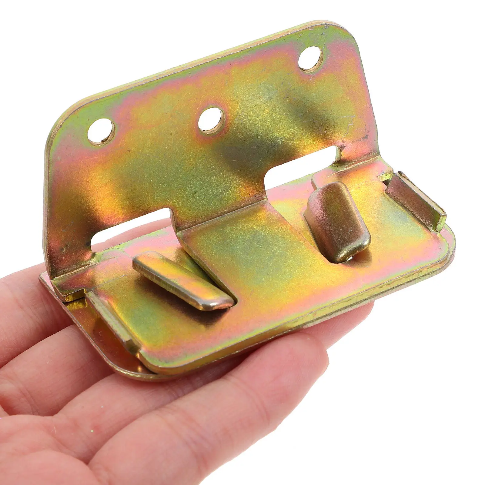 6Pcs Bed Slat Connectors U-Shaped Design for Superior Support and Stability Easy Installation Bed Rail Bracket Hardware