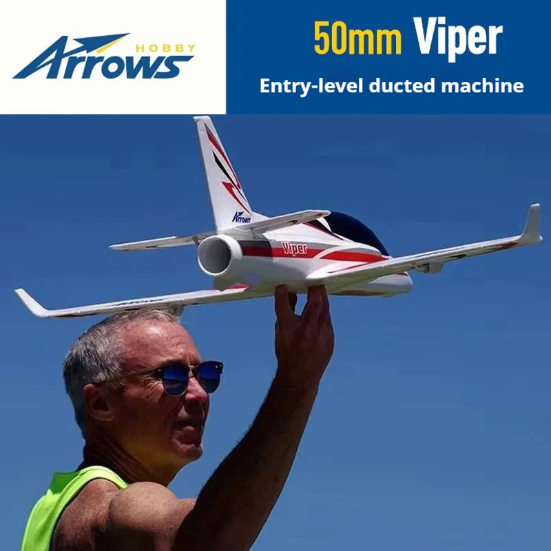 Blue Arrow 50mm Ducted Movement Machine Viper Fixed Wing Fall-Resistant Beginner Training Remote Control Aircraft Foam Aircraft