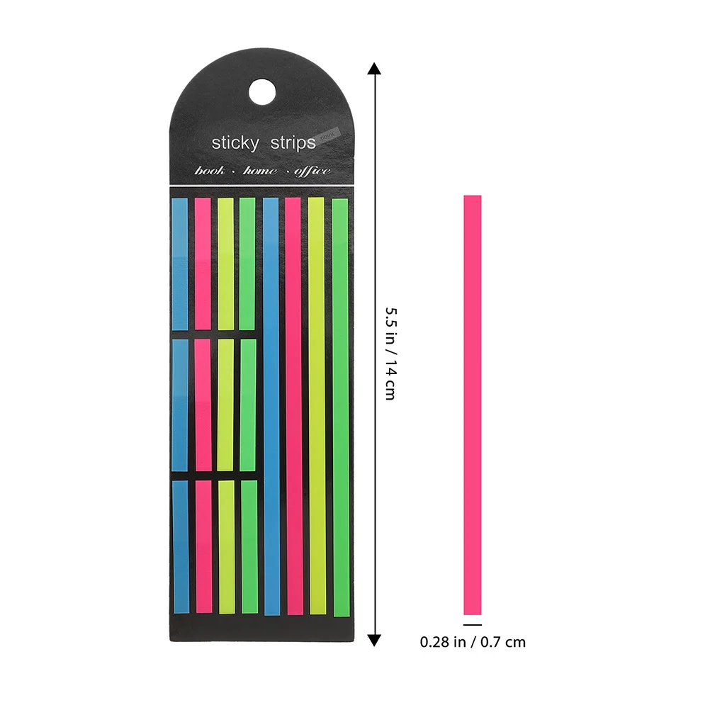 6 ชิ้นเรืองแสงดัชนีแท็บที่มีสีสันอ่านแถบ Highlighter สติกเกอร์โน้ตบุ๊คแท็บ Sticky Page Markers Memor um