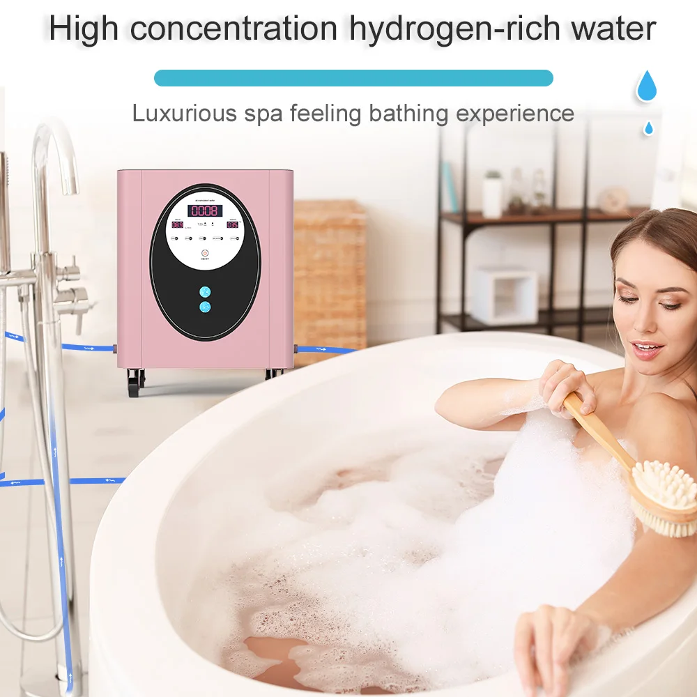 1-10L per minute h2  hydrogen hydrotherapy machine hydrogen bathing machine shower water hydrogen generator