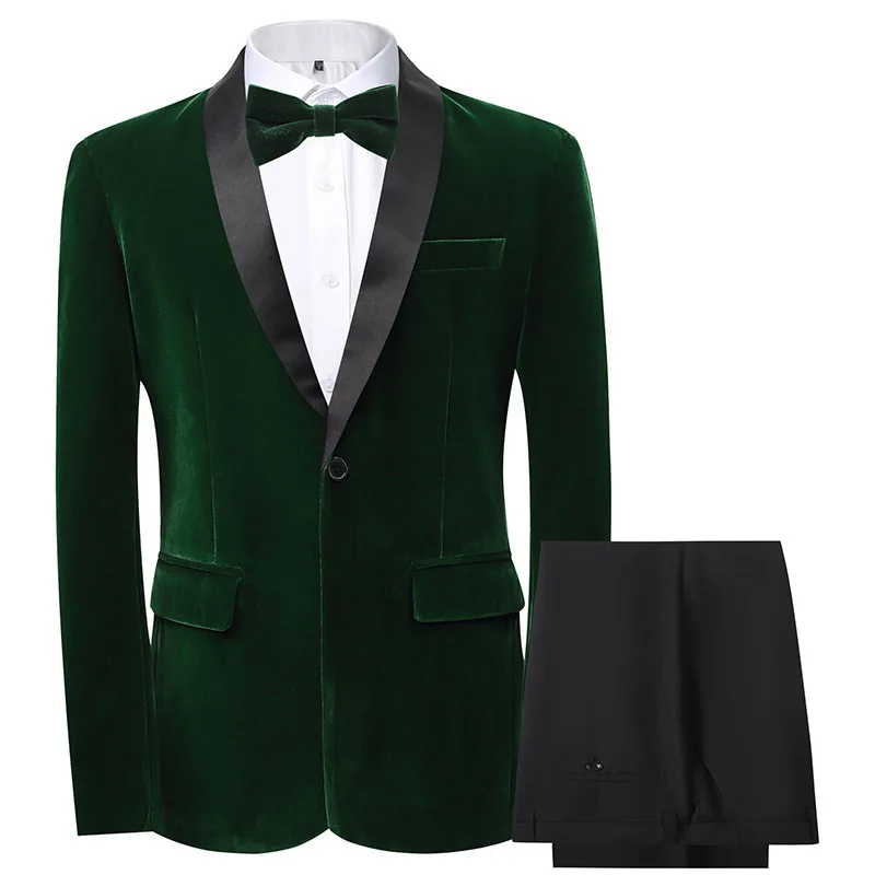 Groom suit men's three-piece suit slim Korean wedding dress business casual handsome cross-border suit men