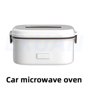12 فولت / 24 فولت محمولة على السيارة USB فرن ميكروويف صغير في الهواء الطلق تجميعها طباخ الأرز وعاء الغليان المكونات في التدفئة التخييم العزل 8 فرن مبيعات رئيسي 12 فولت - No8