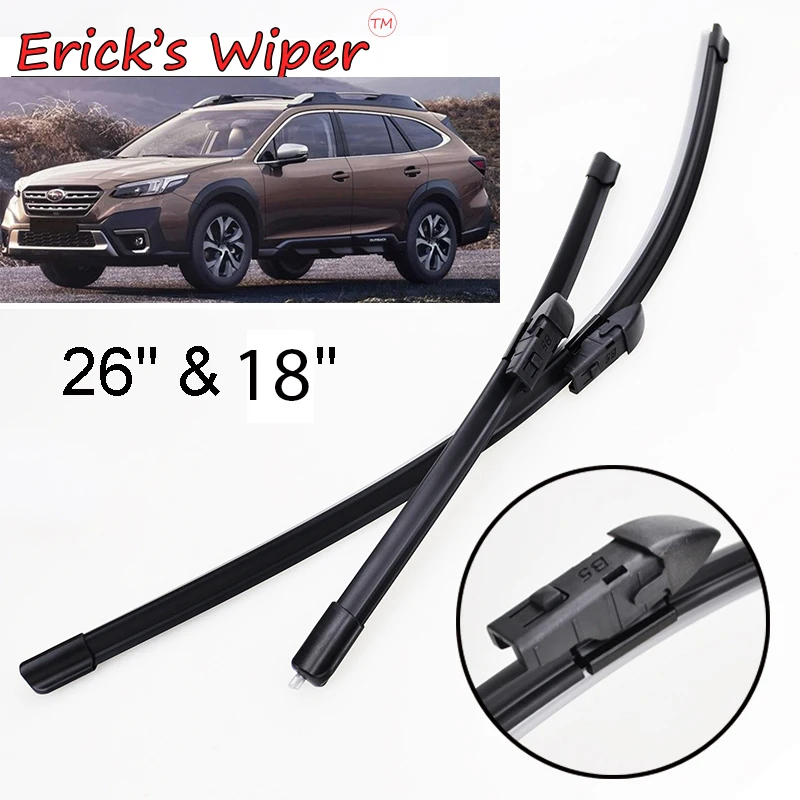 Erick's Wiper LHD Front Wiper Blades For Subaru Legacy Outback BT 2020 - 2023 Windshield Windscreen Window Rain Brushes 26