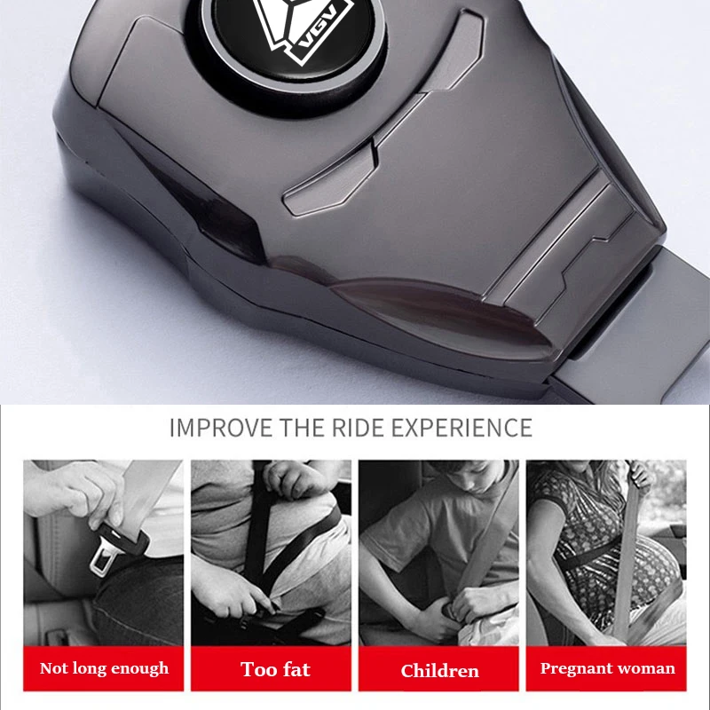 مقعد السيارة حزام حزام الأمان قفل مشبك التوصيل سميكة إدراج المقبس موسع مشبك الأمان ل VGV VX7 U70Pro U75PLUS U75 TX7 اكسسوارات