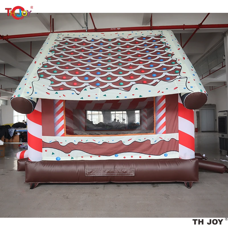 4x3m Gingerbread House Inflatable Bounce House For Christmas Holidays