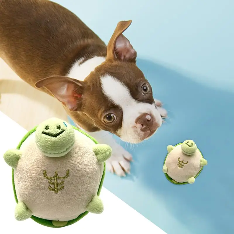 Turtle Shape Teeth Cleaning Toys Soft Dog Teething Interactive Toys Puppy Plush Turtle Teething Chew Toy For Pets Dogs Doggie