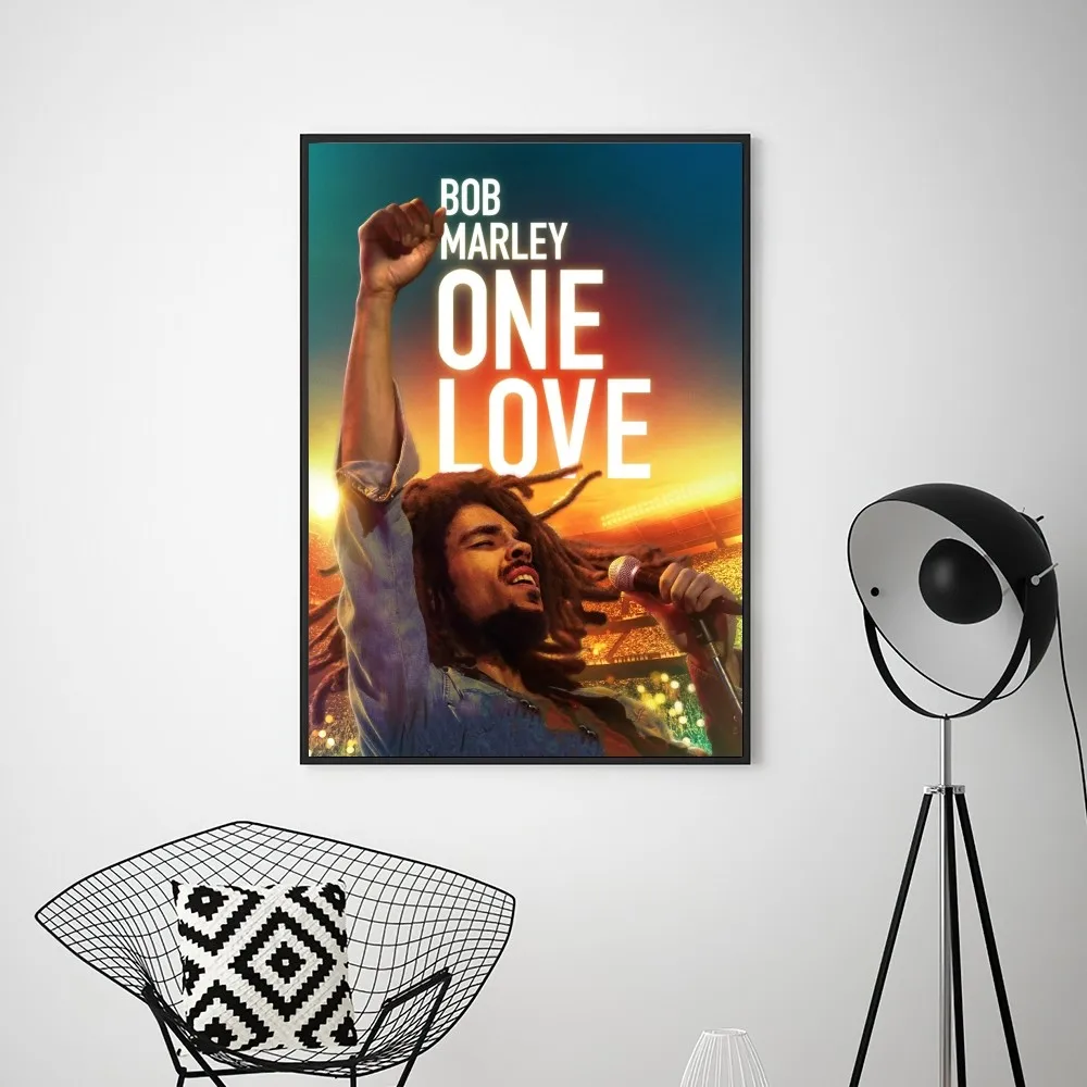 Bob Marley One Love  Poster Prints Wall Pictures Living Room Home Decoration