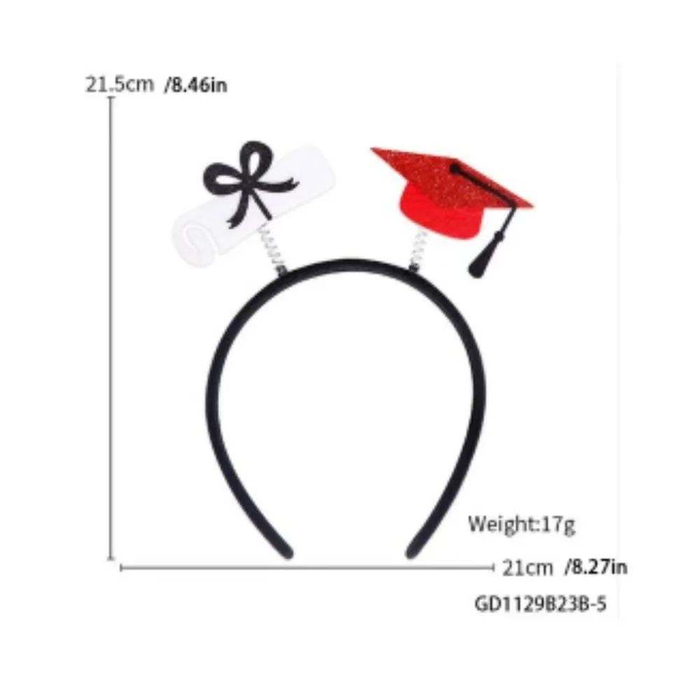 Fotografia 6: Tiara Decorativa de Formatura com Chapéu de Formatura