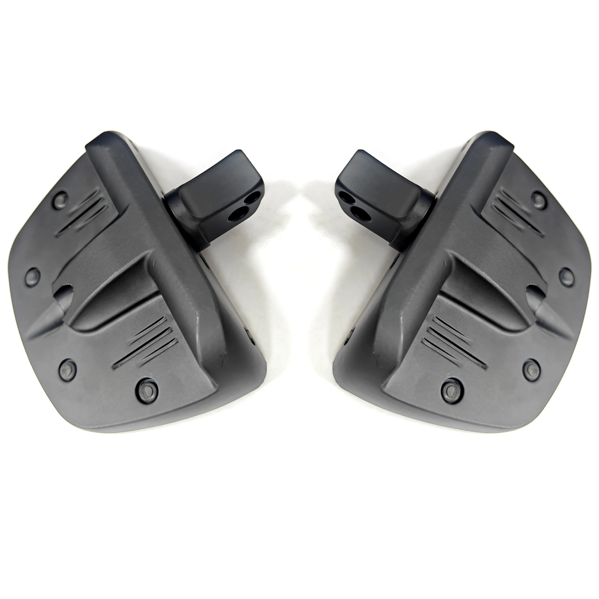 Black Foot Pegs Front Rear Pedals Slipstream Footrest For Harley 2018-2024 Softail Fat Boy FLSB Street Bob FXBB Fat Bob view 2