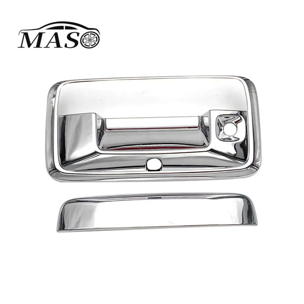 

Chrome Tailgate Handle Cover with Keyhole & with Camera Hole for Chevrolet Colorado/GMC Canyon 2015-2021