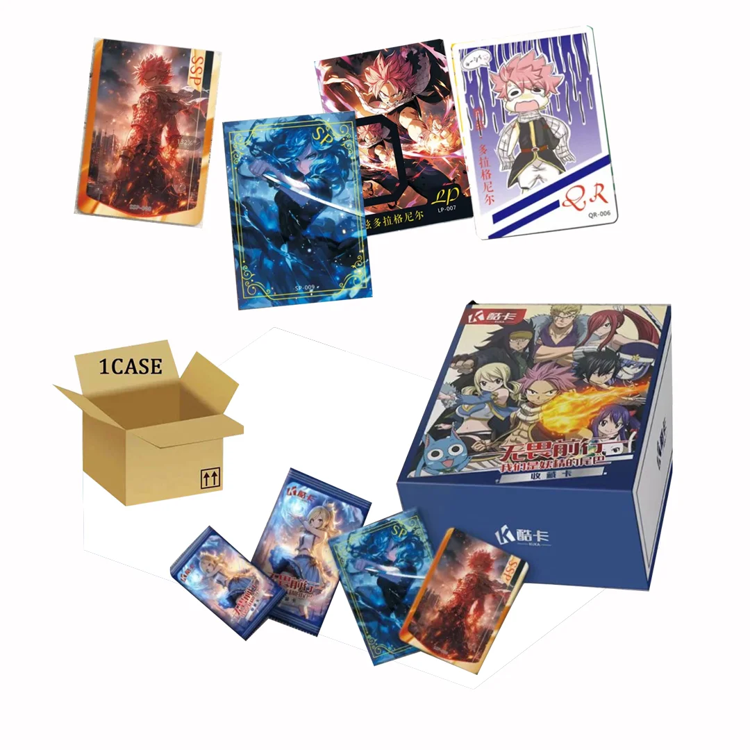 

Wholesale FAIRY TAIL Collection Cards Case Ku Ka FAIRY TAIL Hot Stamping Card Dazzle Card Anime Perimeter Toys And Hobbies ACG