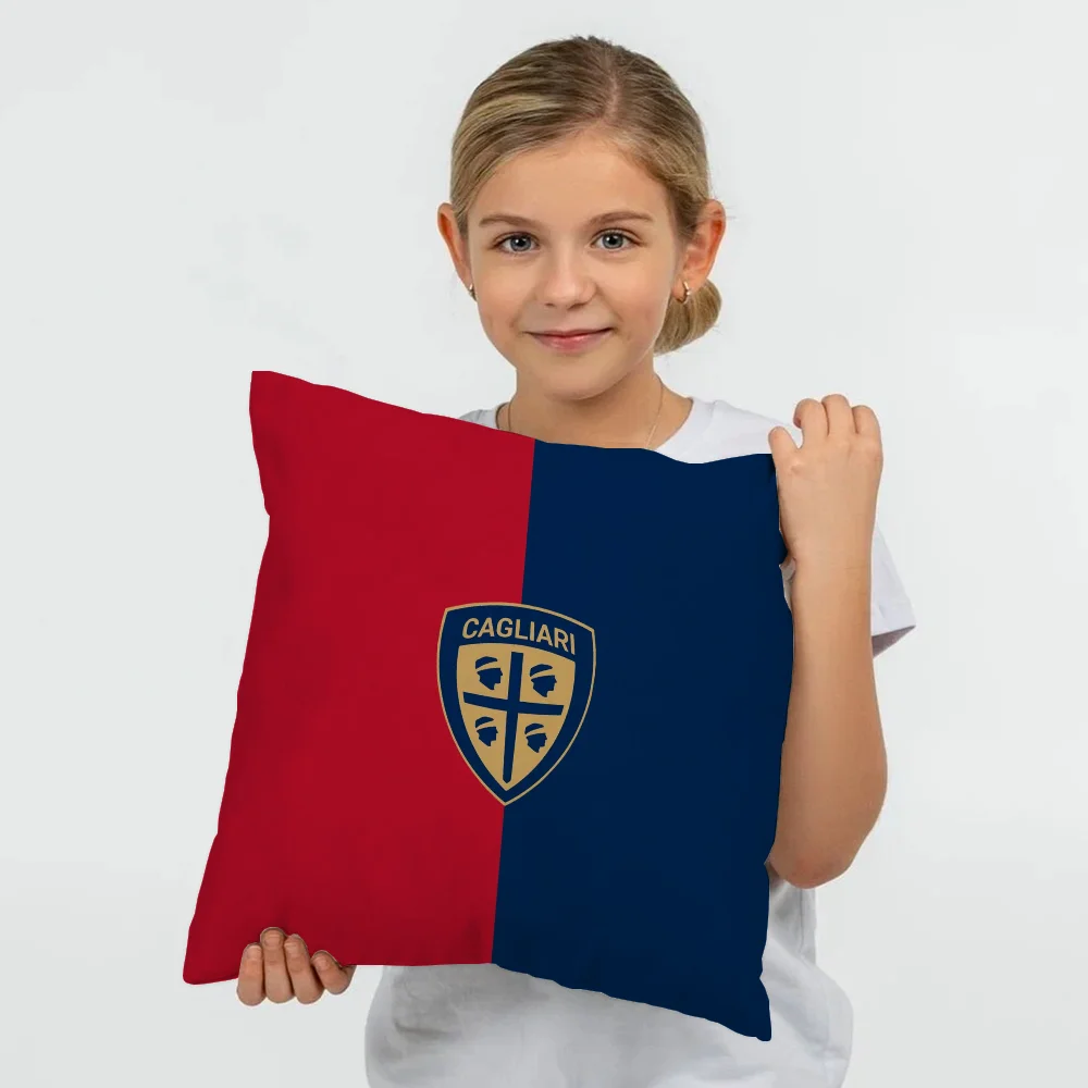 Cushion Cover Pillow Cover Pillowcase Cover for Pillow Fundas De Cojines C-cagliari Fc Cushion Covers Living Room Home Cushions