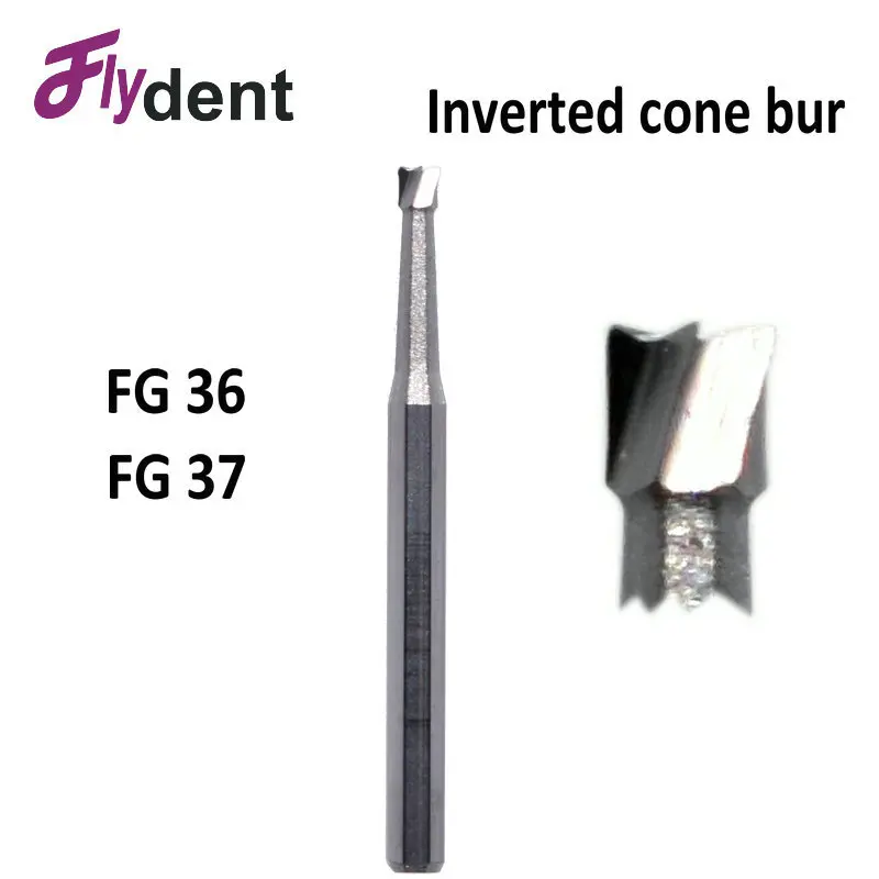 Dental Inverted Cone Burs FG36 FG37 High Speed Dental Product Dental Lab Carbide Burs Dental Tool