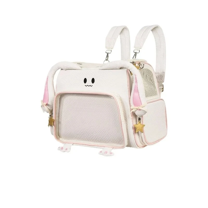 

Travel pet trolley bag cat bag backpack portable folding four-wheel large-capacity dog bag