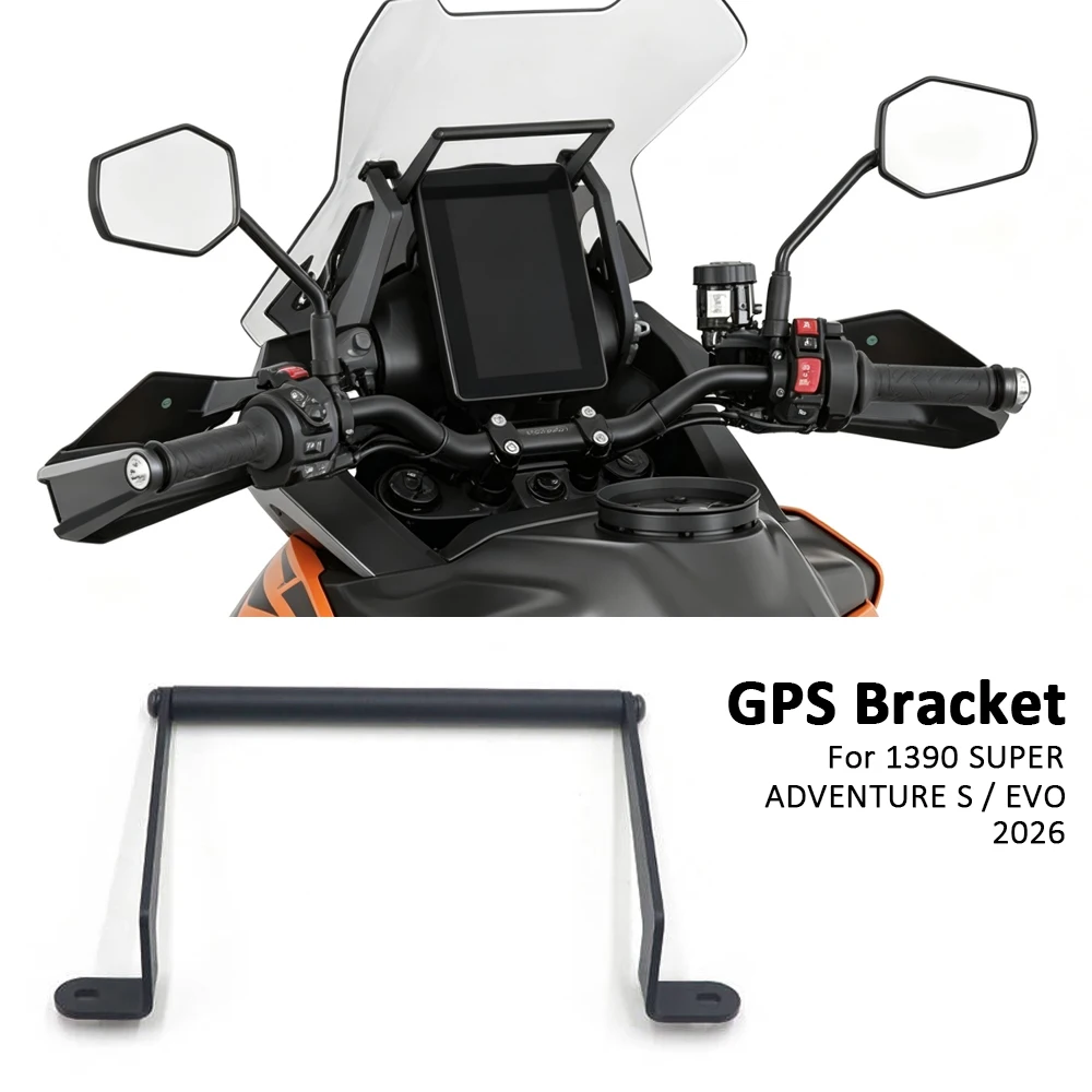 Für 1390 Super Adventure S/EVO 2026 Zubehör GPS-Navigationsplattenhalterung Motorrad-Handyhalterung GPS-Halterung