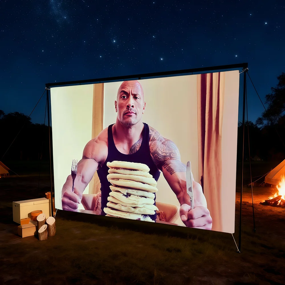 Bandera del actor D-Dwayne Johnson para acampar al aire libre, fiesta, Club, garaje, Bar, decoración de habitación, pancarta