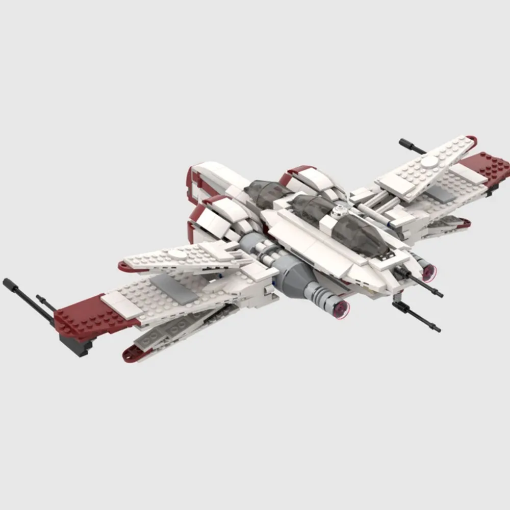 MOC ARC-170 Star fighter Assembled  V-Wing Reconnaissance Aircraft Super Aircraft Star fighter Block Assembled Block Gift Toy