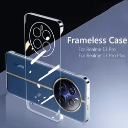 Frameless Slim Clear Hard Back Cover Case On For Realme 13 Pro Plus Realme13 Pro Plus Pro+ 5G ShockProof Coque Phone Cases