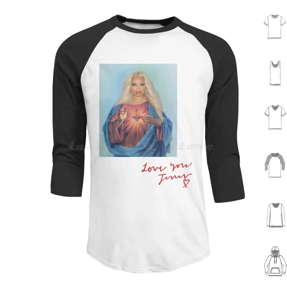 

Толстовка с капюшоном Trisha Jesus For Fans, хлопковая, с длинными рукавами Paytas