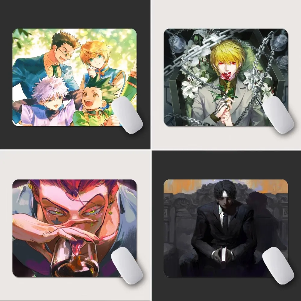 

Hunter X Hunter Mousepad Small Office Computer Desk Mat Table Keyboard Big Mouse Pad Laptop Cushion Non-slip Deskpad Home Decor