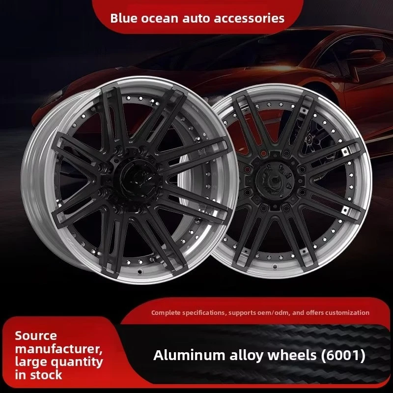 Passenger Car Wheels 6001 Personalized Forged Aluminum Alloy Wheels Custom Modified Car Rims Wheel Hubs Wholesale