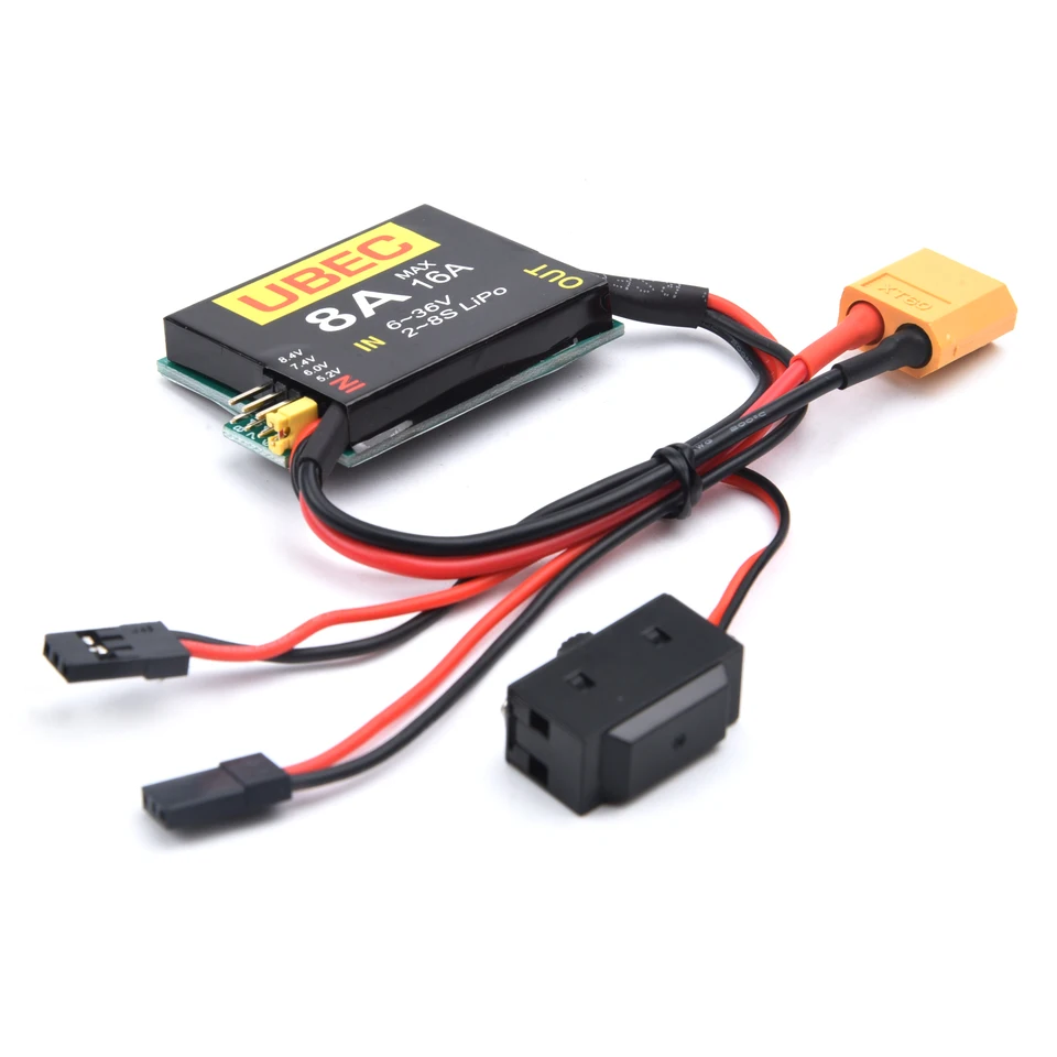 FEICHAO UBEC 6A 5V/6V – Régulateur à Découpage 2-6S Lipo, Faible Tension, Pour Hélicoptère RC 450 500