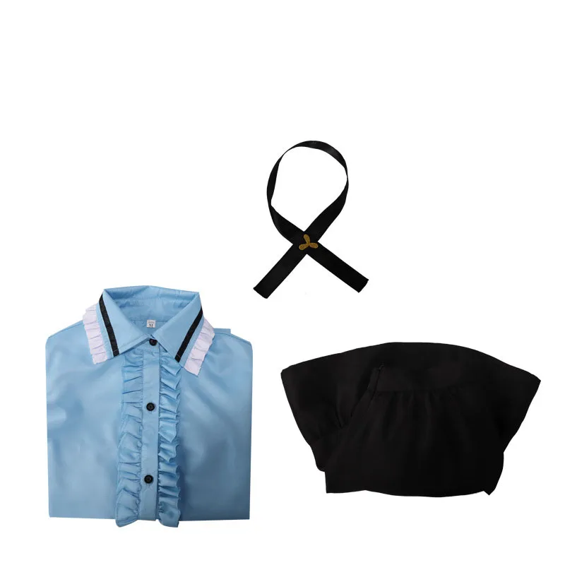 Escenario colorido, disfraz de cosplay de Haruka Kiritani, uniforme de manga larga, Falda corta negra, disfraz de anime cosplay