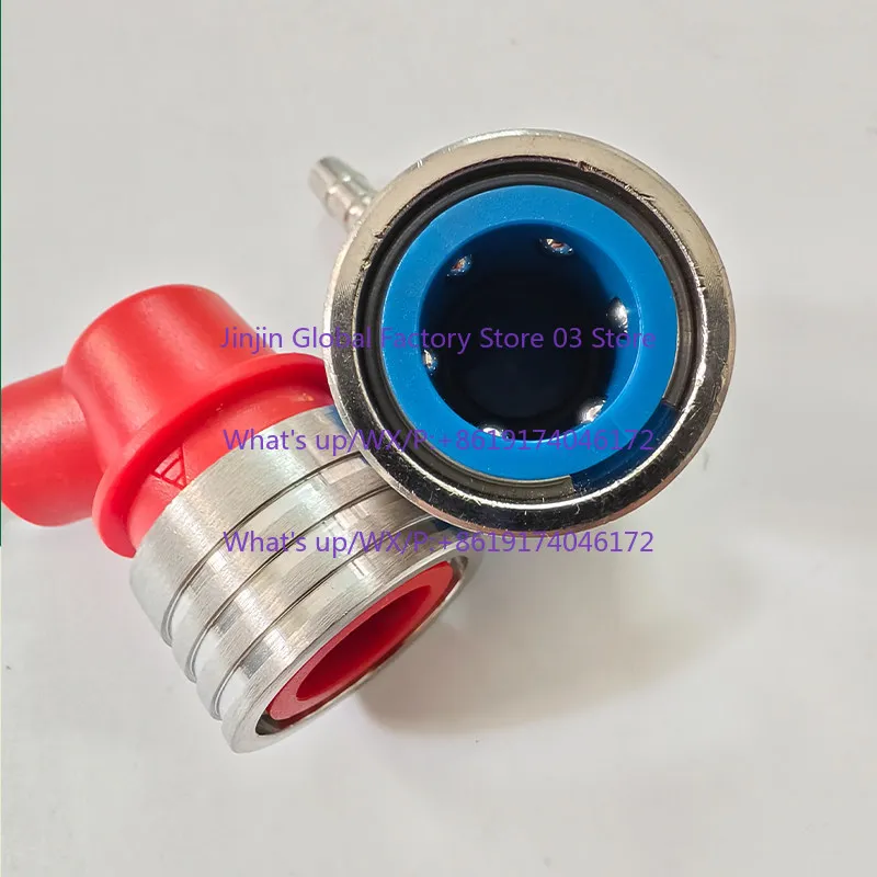 

1PCS machine accessories Red and blue quick connector 4008 dialysis machine flushing bridge bypass connector