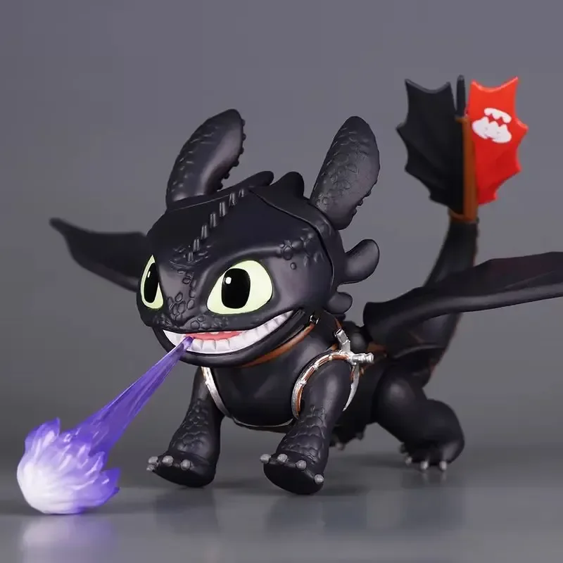 Hot Q Version Potdemiel 2238# Toothless Figure, Cute Anime Model, Desktop Ornament, Collectible Gift For Movie Fans In Stock
