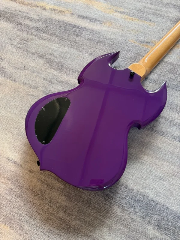 Chinese Electric Guitar  purple color S g mahogany body and maple neck