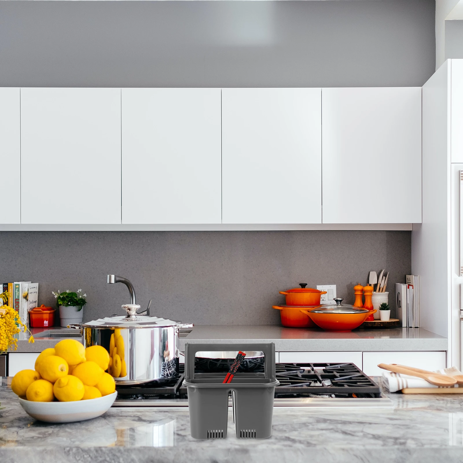 

Kitchen Knife Chopstick Holder Drain Rack Chopsticks Storage Drainage Rack Countertop Utensil Storage Ventilated Design