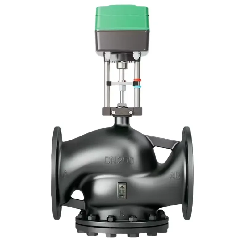 220V AC 24V DC 0-10V 4-20mA Proportional Electric Modulating Regulating Ball Valve High Temperature OEM