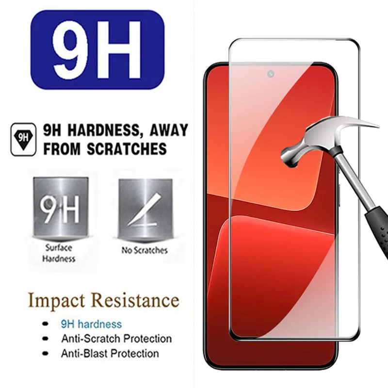 For Xiaomi13 Glass,Protection Xiaomi 13 Tempered Glass Xiaome 13 Screen Protector Mi 13 Anti-drop Luxury Clearity Glass Xiaomi-13 Camera Film Xiomi Mi13 verre trempe Xiaomi Mi 13 Glass