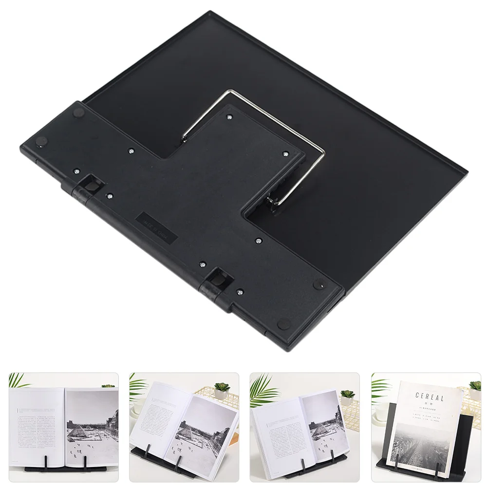 

1pc Holder Reading Rack For Home Office Student Desk Book Stand Free Hands Adjustable Book Rack For Tablets Textbooks Recipes