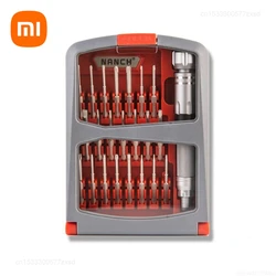 Xiaomi Nanch Mini Precision Screwdriver Set 23 Pcs with 22 Bits,S2 Steel Laptop Repair Tools Kit for IPhone Computer Electronics