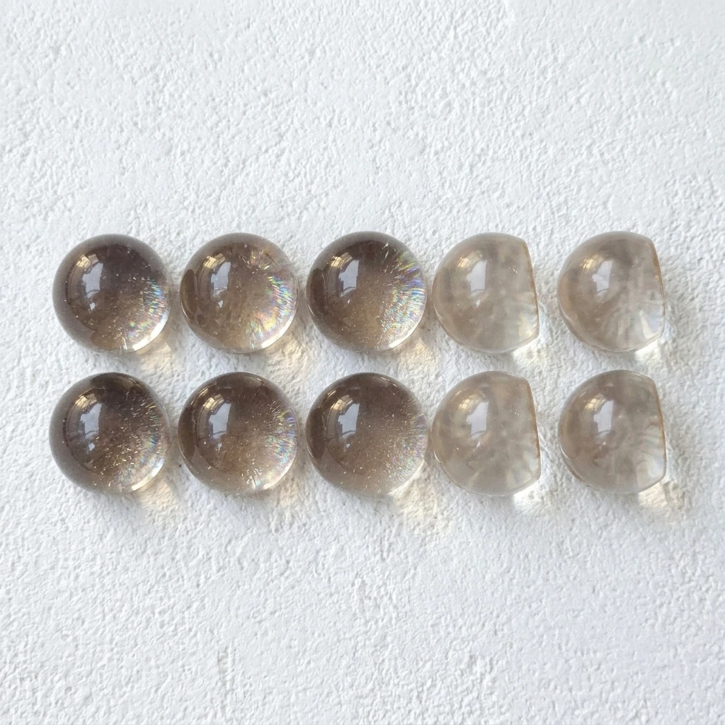 

20mm Transparent Resin Ball Charms 10pcs Garment Colorful rhinestone Beads for DIY Shoe Customization Decoration