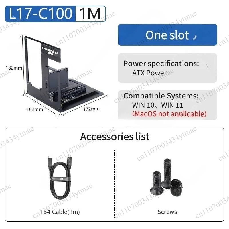 Thunderbolt 3/4 EGPU Dock External Graphics Card Docking Station Compatible With Various Graphics Cards Laptop Expansion Hub view 6