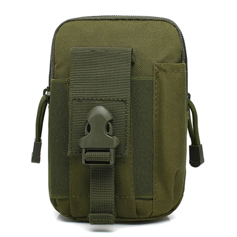 Camouflage waist bag outdoor multi-functional sports running bag men's waterproof mobile phone bag camping cycling waist bag
