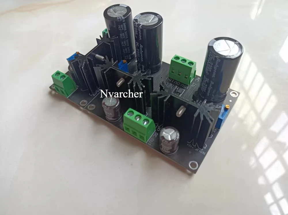 DAC decoding dedicated voltage regulator power supply low ripple high current regulator board