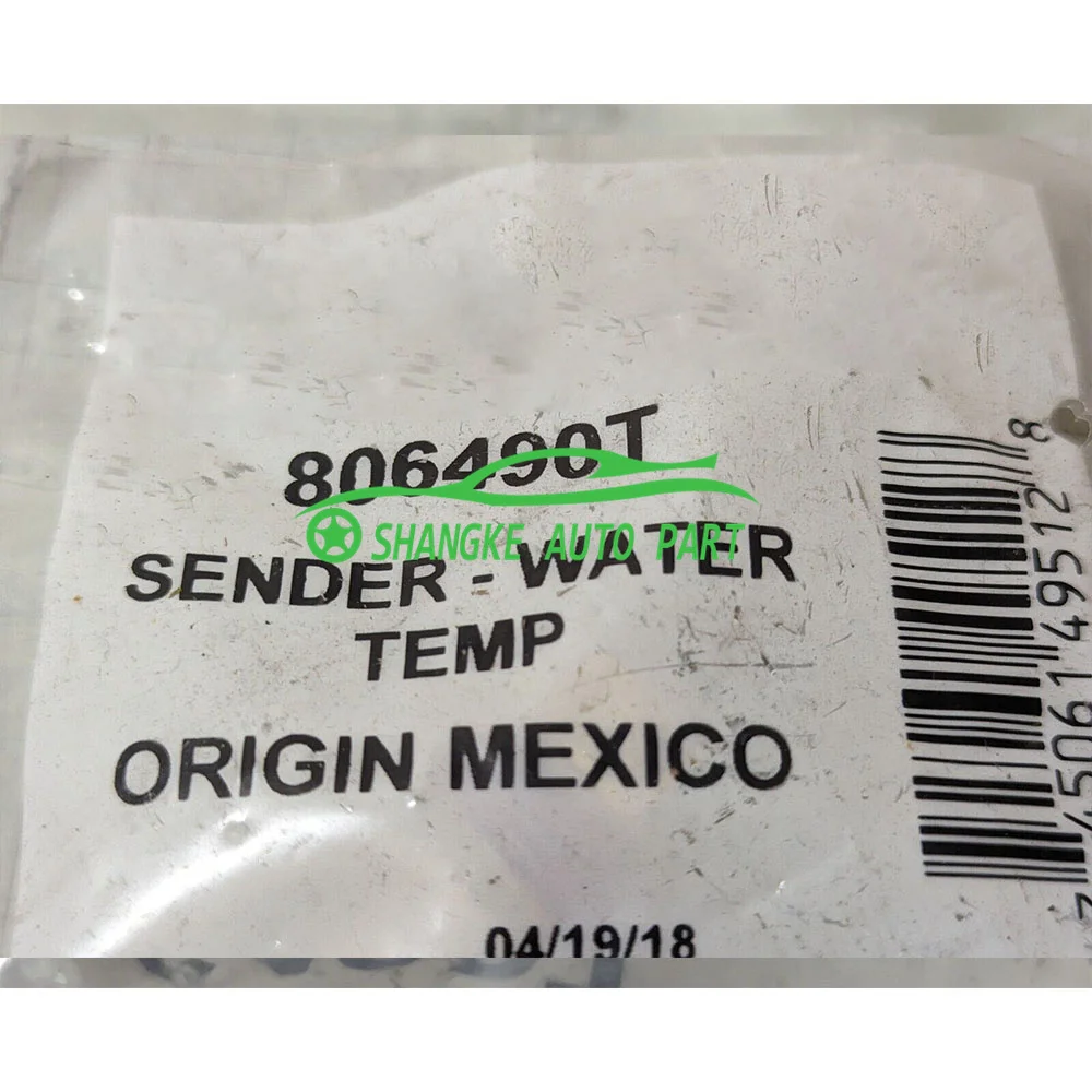 Coolant Temperature Sensor OEM 806490T 3853787 Fits MMercury Mercruiser SSierra 18-5897 MMallory 9-42400 VVolvo Penta