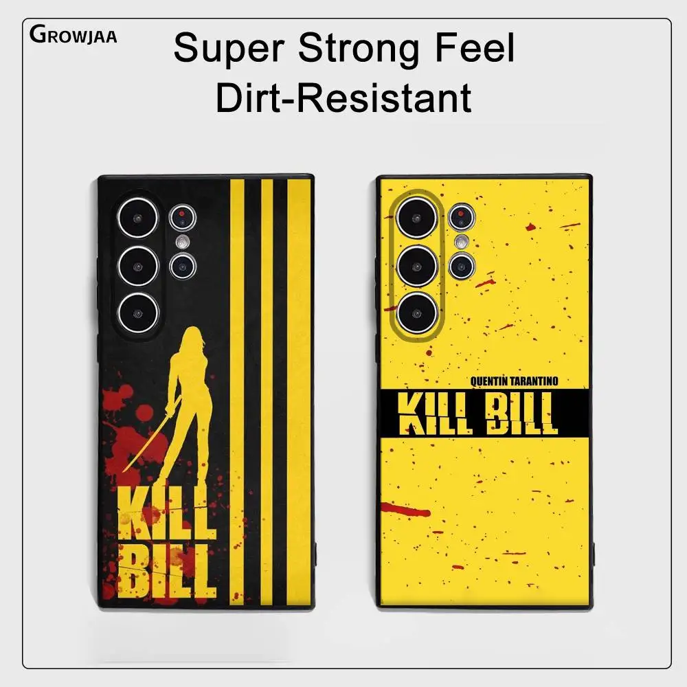 

m-Movie K-kill billS Phone Case For Samsung Galaxy S25 S24 S22 S23 Ultra S21 S20 Plus 5G Frosted Non-Slip Full Cover Soft Case