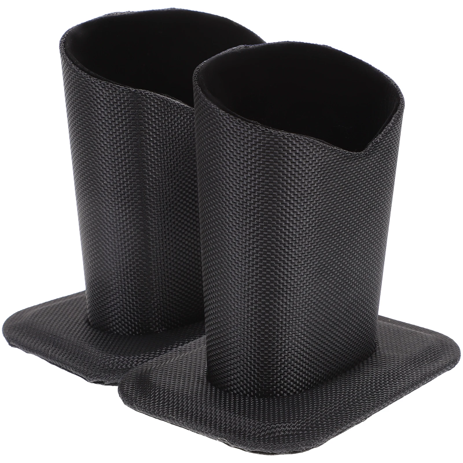 

2 Pcs Eyeglass Holder Cute Cloth Craft Mini Glasses Stand for Home Office Car Cabinet Decoration Black Nightstand