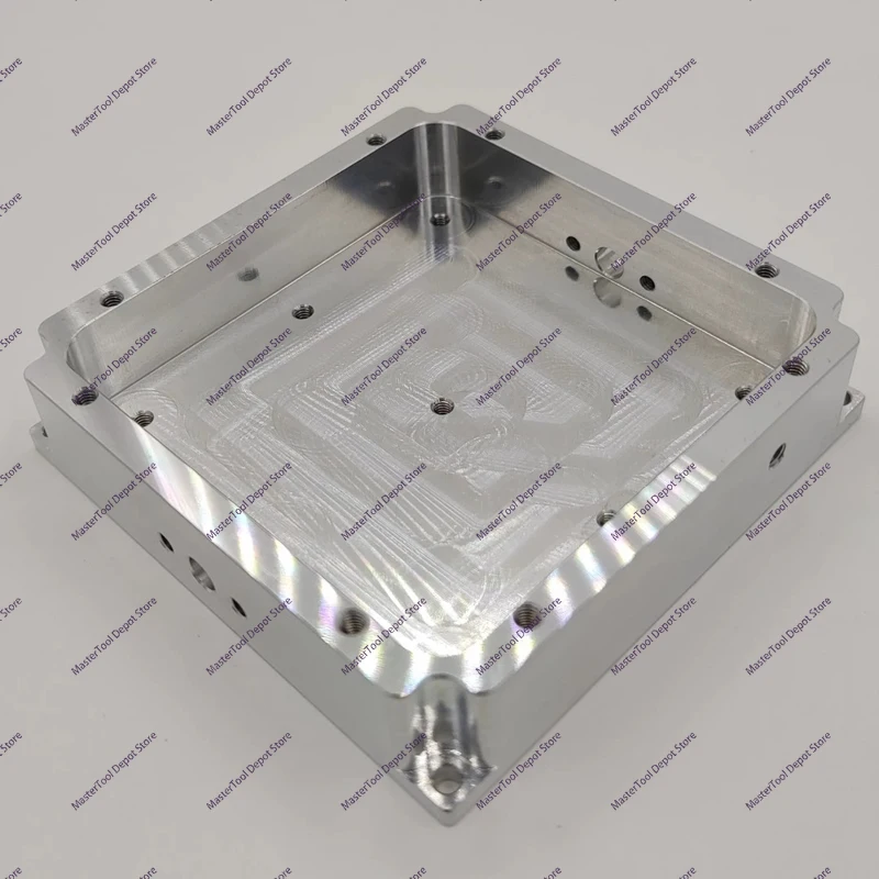 Metal Box,Aluminum Shell,Shielding Box,Length 70mm,Width 70mm,Height 19mm,SMA Connector,Through-hole Capacitor Power Supply