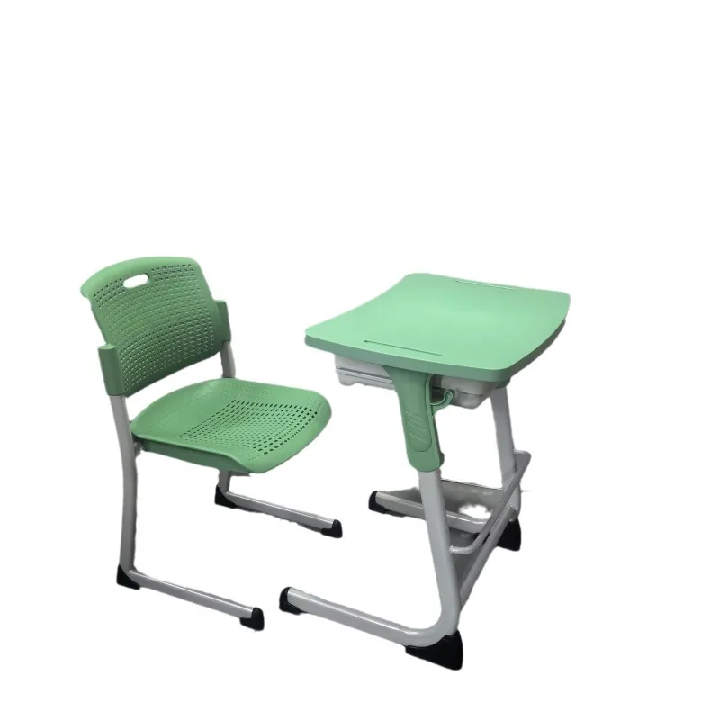 

Liftable and chair set, school desk, home writing desk