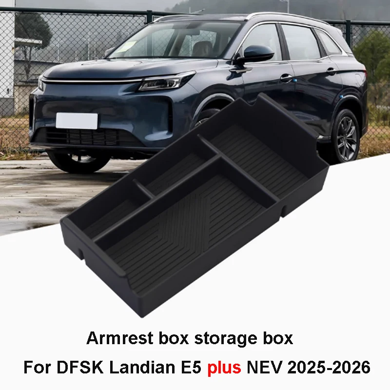 

Central Control Armrest Box Compartment Storage Box for DFSK Landian E5plus NEV 2025-2026 Car Interior Neat ABS Accessories
